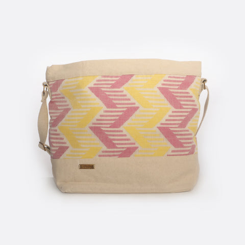 Pink & Yellow - Crossbody Bag