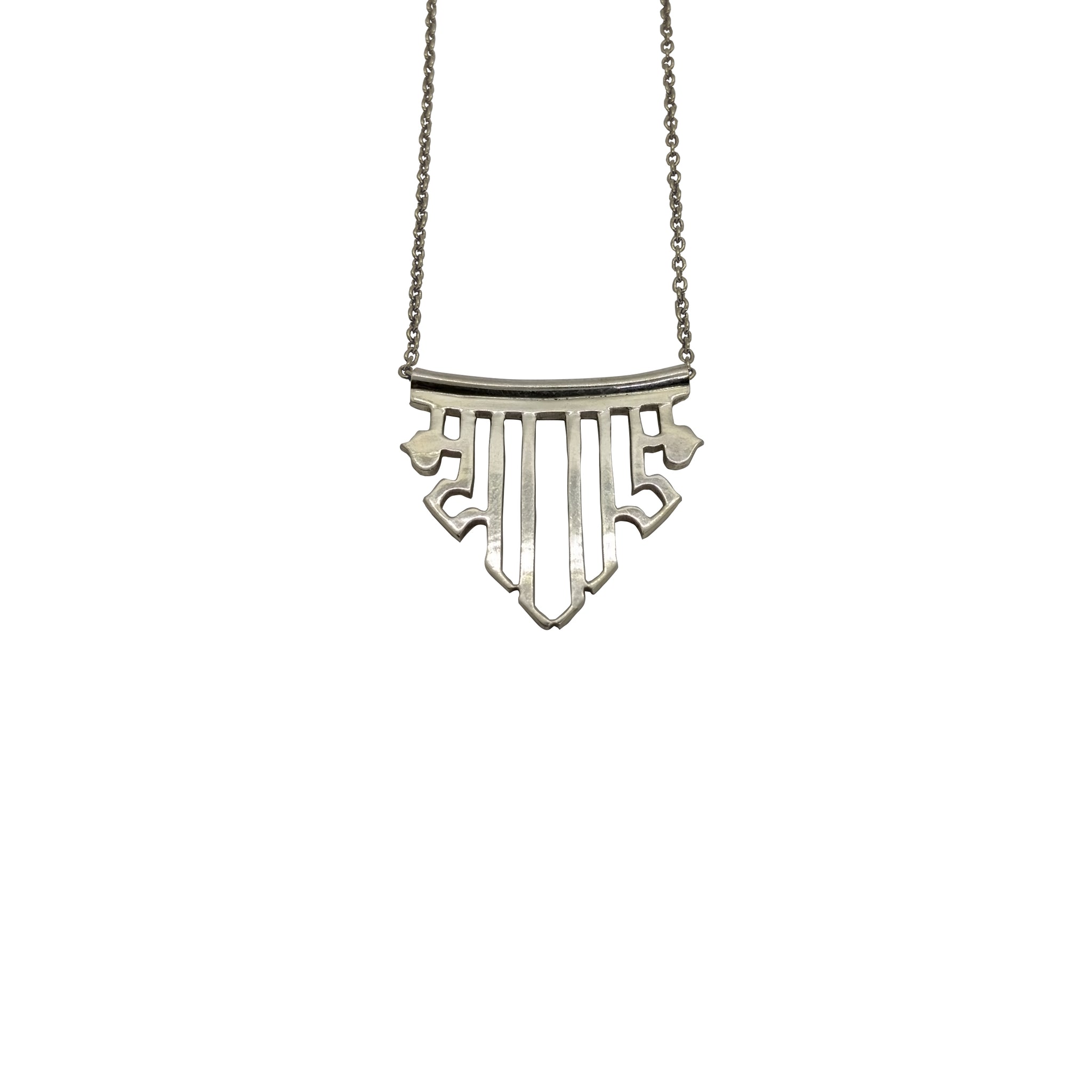 Maya - Big Silver Necklace