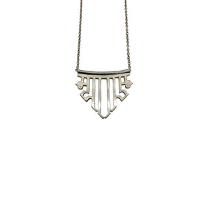 Maya - Big Silver Necklace