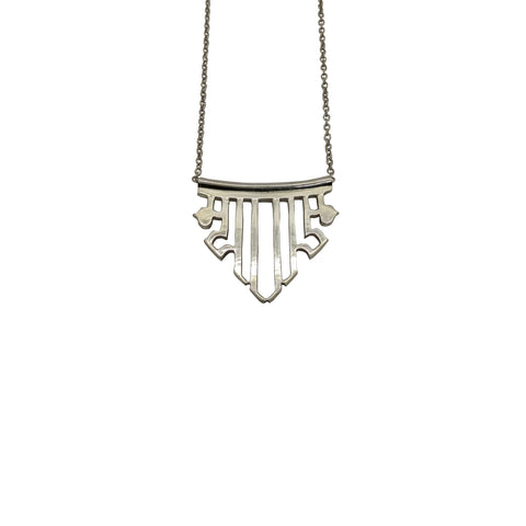 Maya - Big Silver Necklace