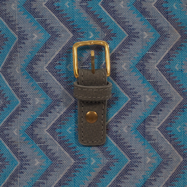 Sun & Moon Blue - Rucksack mit Leder