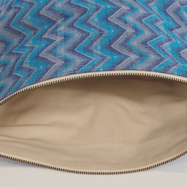 Sun & Moon Blue - Rucksack mit Leder