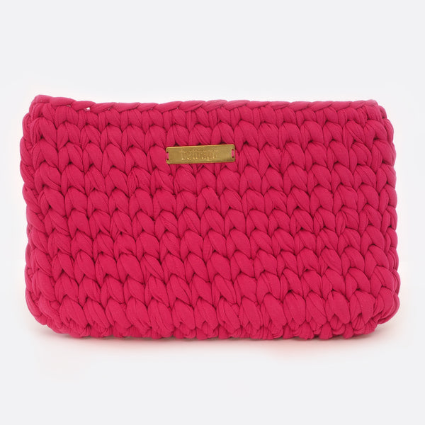 Rosa"Clutch"Tasche - groß