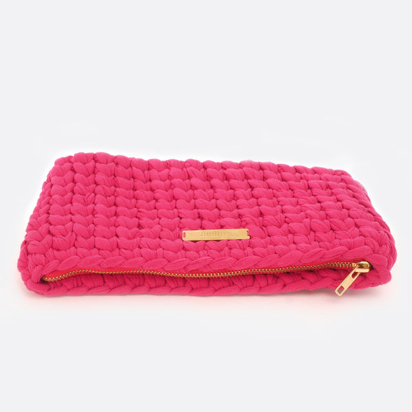 Rosa"Clutch"Tasche - groß