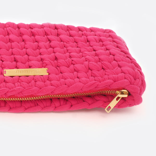 Rosa"Clutch"Tasche - groß