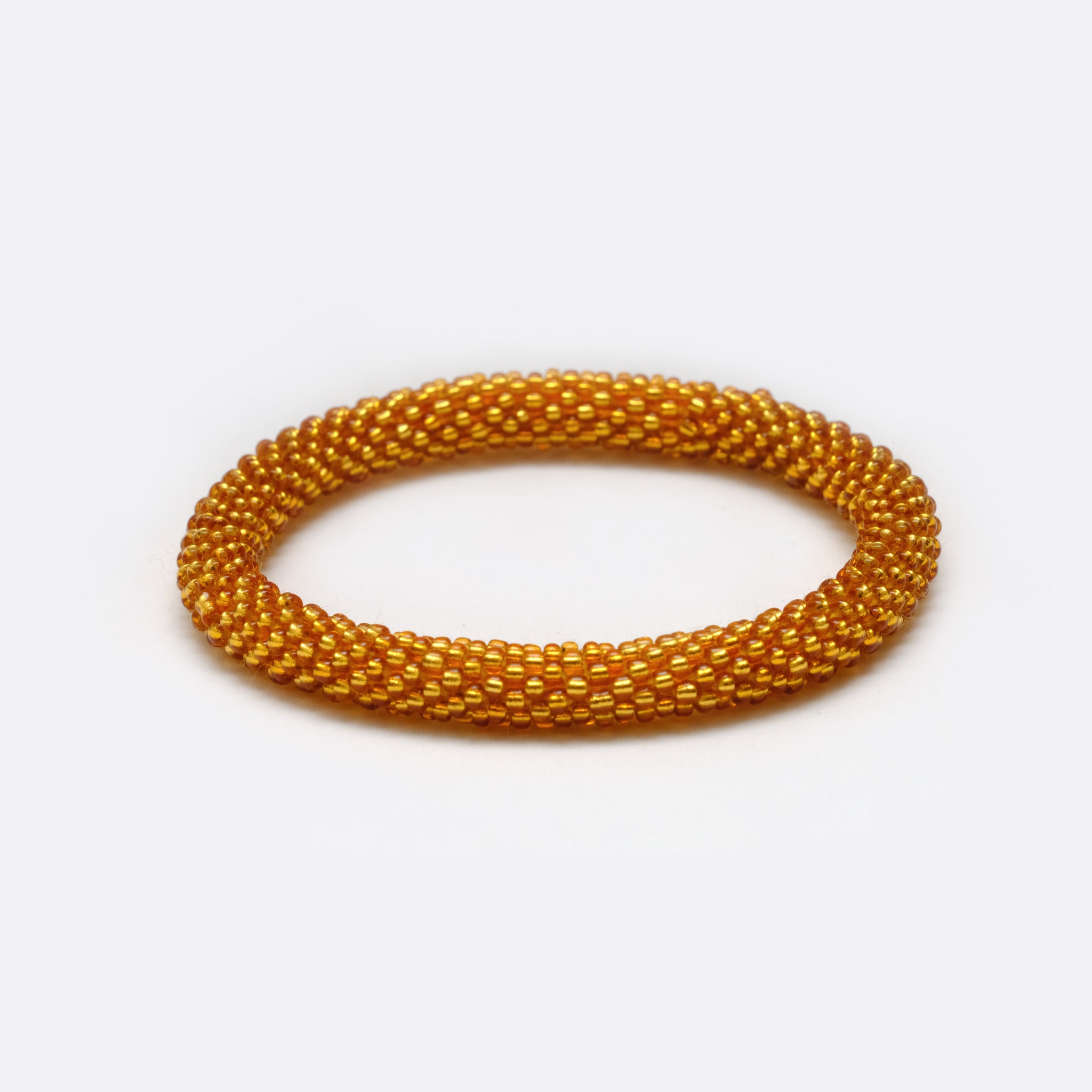 Beaded Bracelet - Shiny Gold
