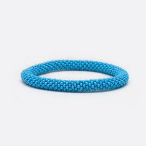 Perlenarmband - Hellblau