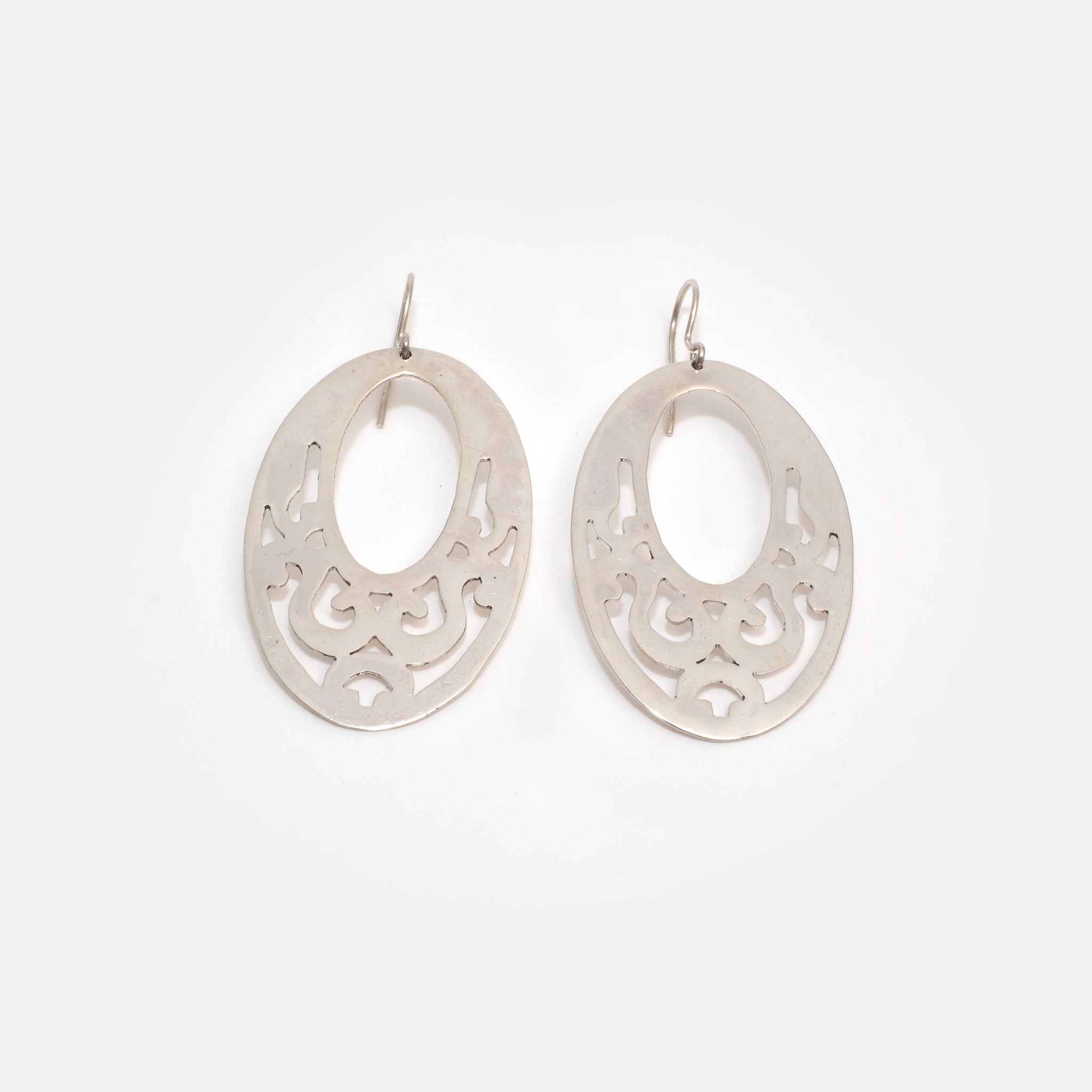Ornament– Silver Earrings