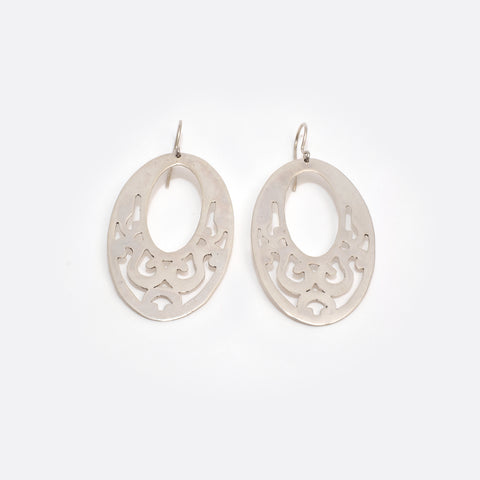 Ornament– Silver Earrings