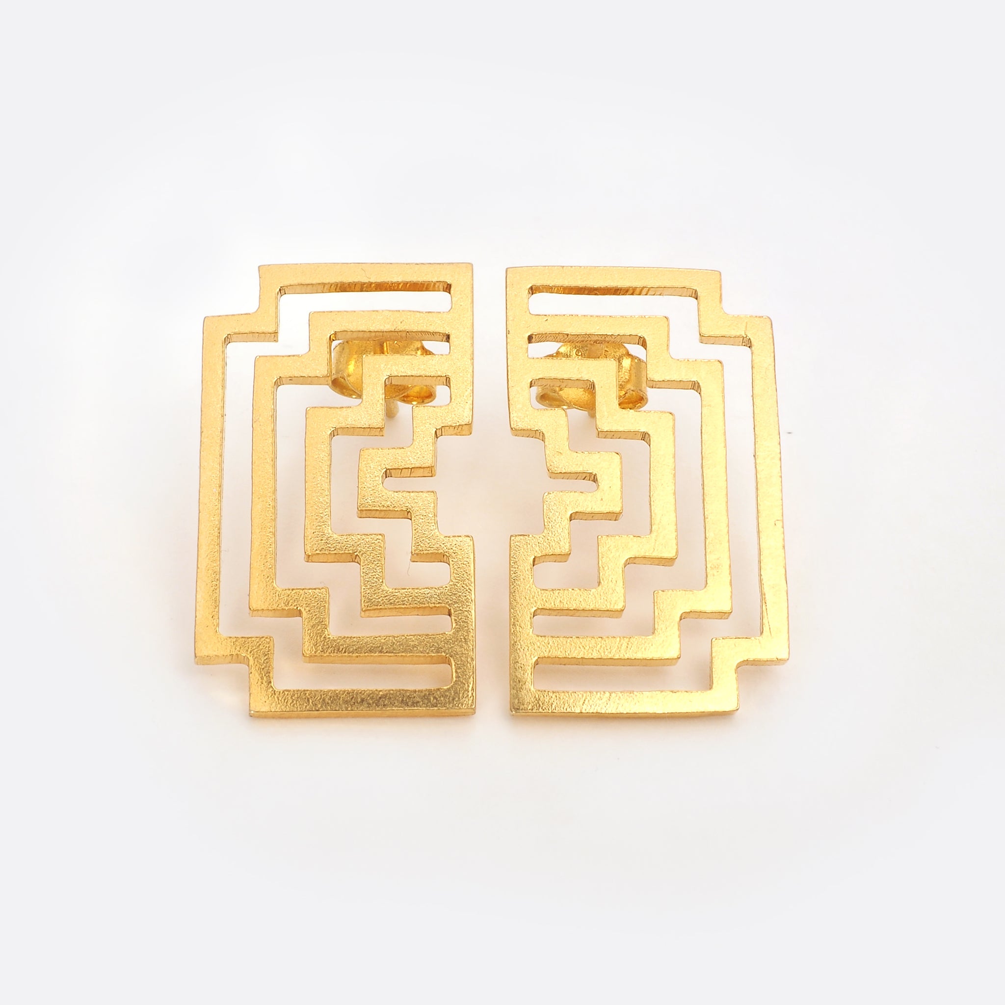 Homage To Peti – Gold- Plated Earrings