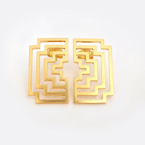 Homage To Peti – Gold- Plated Earrings