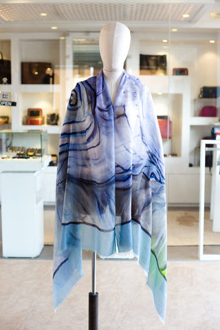 Hatti- Elephant - Cashmere Shawl