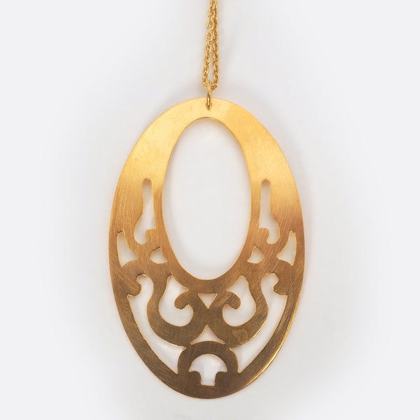 Ornament - Vergoldete Halskette