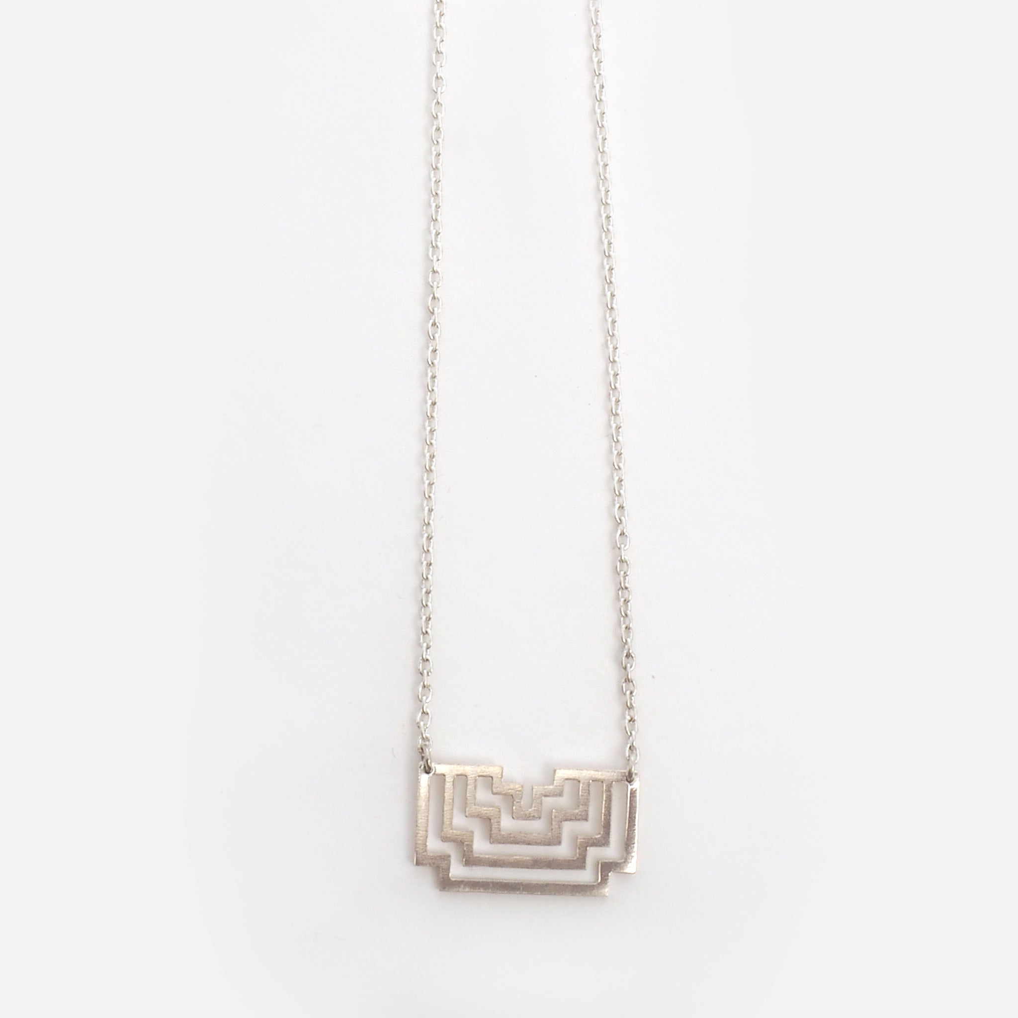 Homage To Peti – Small Silver Necklace