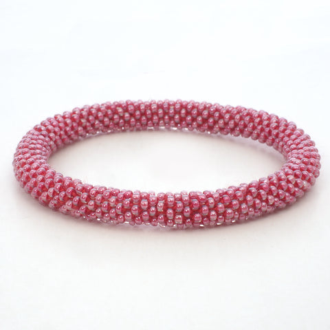 Perlen Armband - Old Rose Shiny