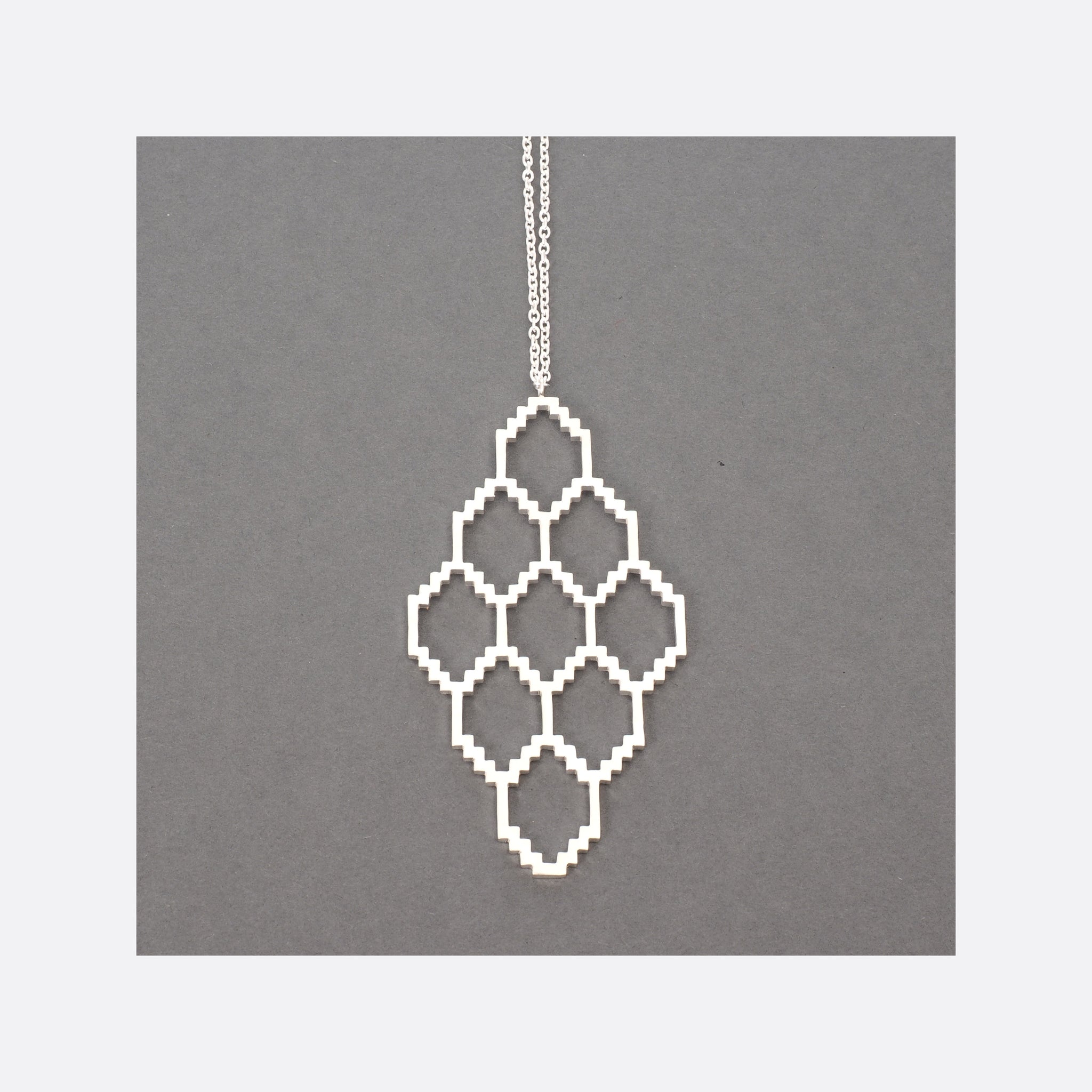 Homage To Dhaka N°2 – Silver Necklace