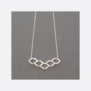 Homage To Dhaka N°1 – Small Silver Necklace