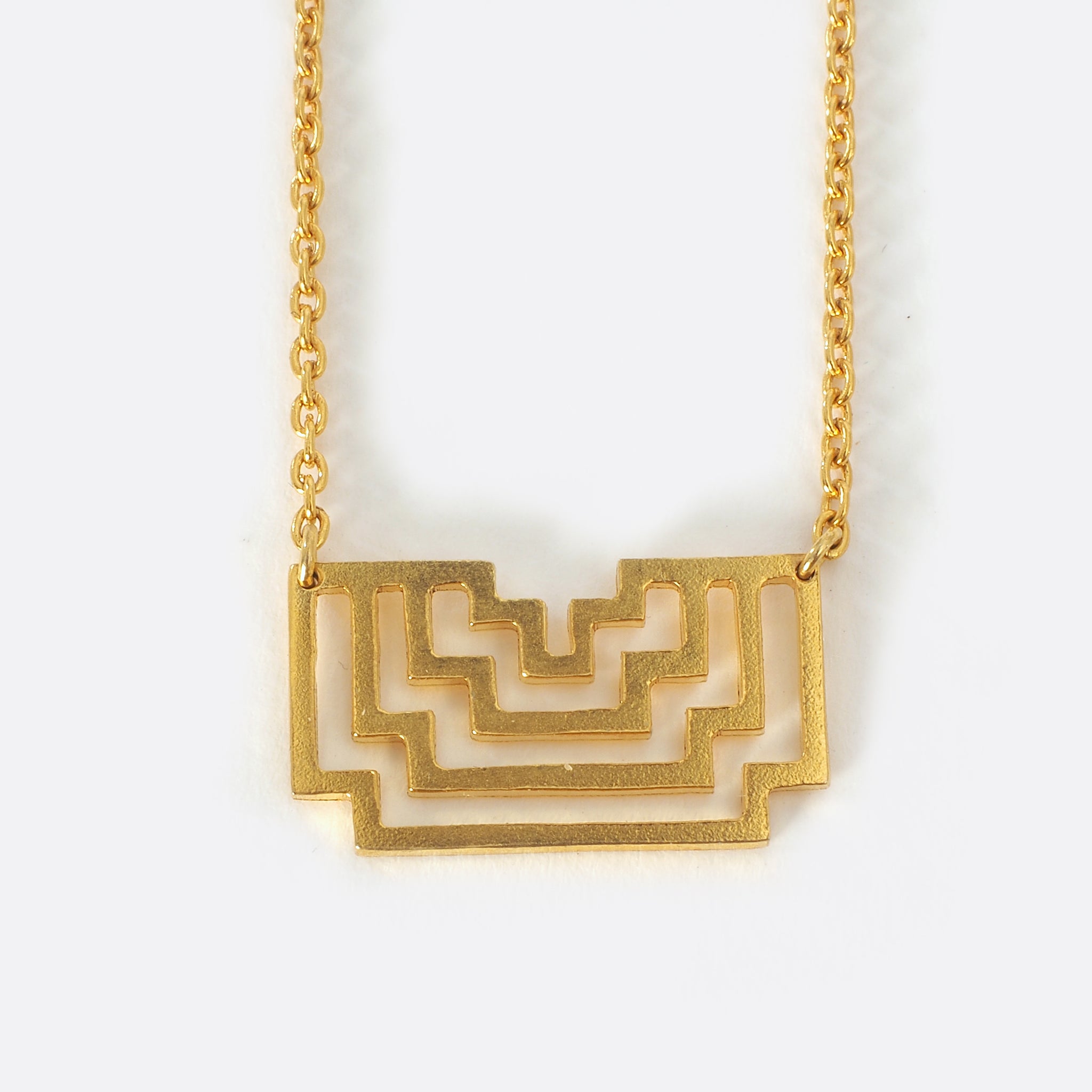Homage To Peti – Small Gold- Plated Necklace