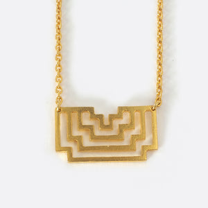 Homage To Peti – Small Gold- Plated Necklace