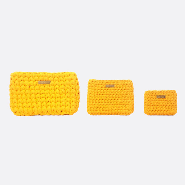 Yellow 'Clutch' Bag - Small