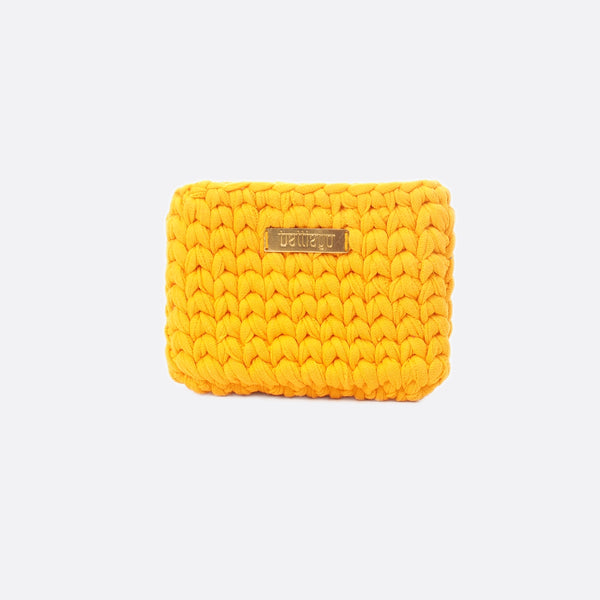 Gelbe 'Clutch'-Tasche - Klein
