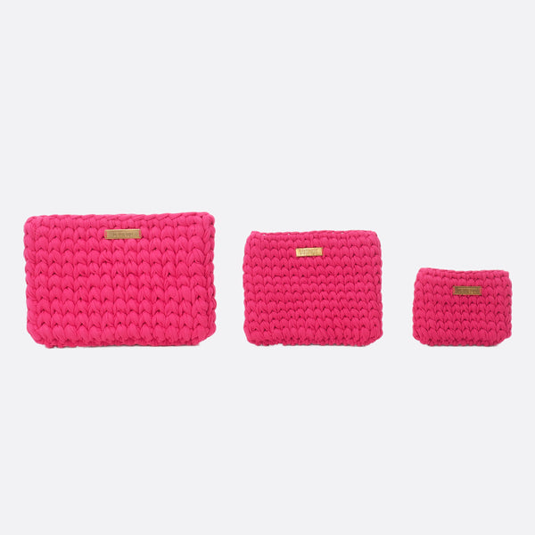 Rosa"Clutch"Tasche - groß