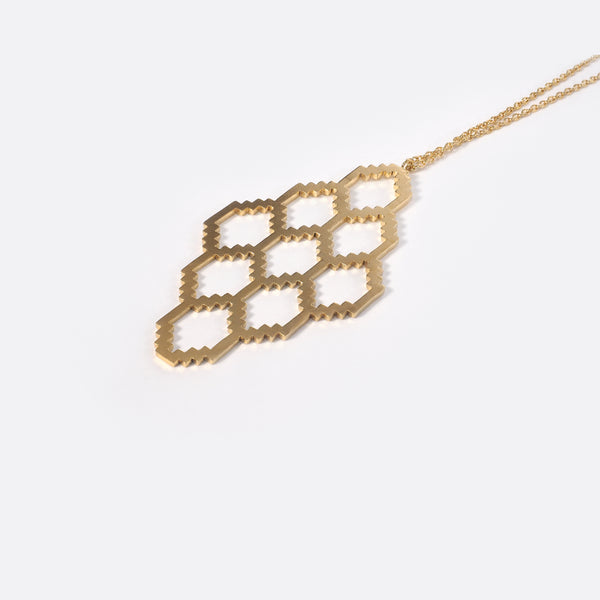 Homage To Dhaka N°2 – Gold- Plated Necklace