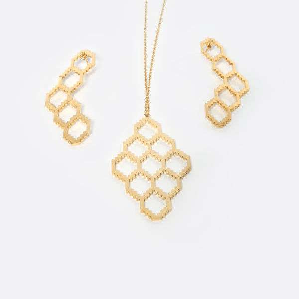 Homage To Dhaka N°2 – Gold- Plated Necklace