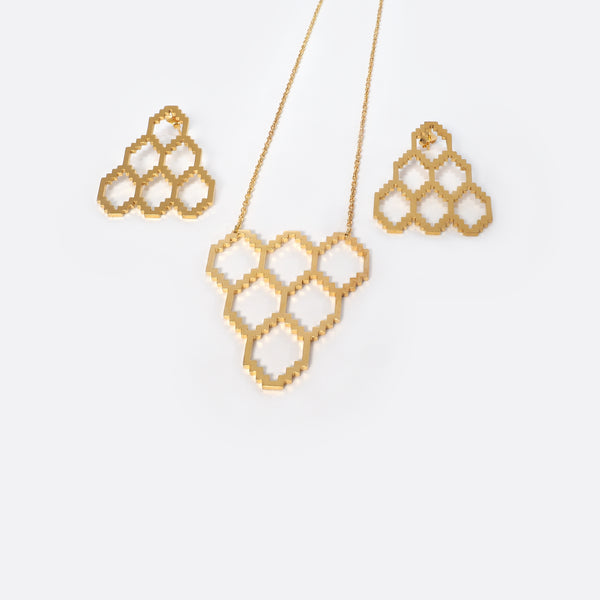 Homage To Dhaka N°3 – Gold- Plated Necklace