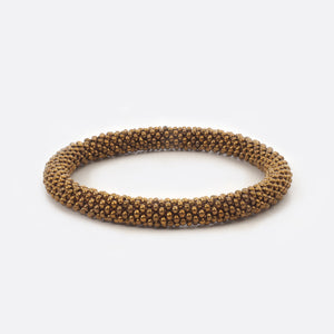 Perlenarmband - Gold & Light Thread