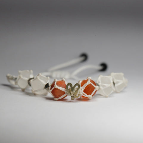 Raspberry Stones Bracelet - The Root Chakra Connector
